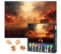 Chrétiens Puzzles 1000 Pièces, Révélation de Jésus-Christ Puzzle Adulte, Puzzles pour Adultes, 70x50cm Puzzle Impossible Jeu d'adresse pour Toute la Famille
