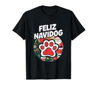 Chrimstas drôles de Chien Assis T-Shirt Graphique avec Valeur