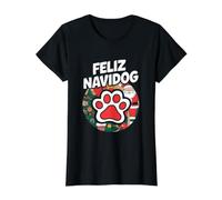 Chrimstas drôles de Chien Assis T-Shirt Graphique avec Valeur