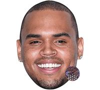 Chris Brown (Smile) Big Head. Masque plus grand que nature.