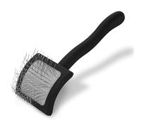 Chris Christensen Baby K Brosse démêlante pour chien Groom Like a Professional Style pelucheux Économie d'énergie Noir Taille S