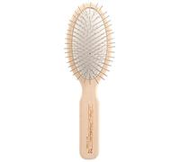 Chris Christensen Brosse pour chien ovale de 27 mm - Série originale - Groom Like a Professional - Broches en acier inoxydable - Corps en bois de hêtre léger - Pointes polies et polies