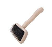 Chris Christensen Karben II Brosse démêlante pour chien Idéal pour tous les types de pelage Enlève les poils morts et les nœuds morts Broches en acier inoxydable 17 mm Petite taille