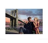 Chris Consani Brooklyn Nights 60 x 80 cm Toile Imprimée