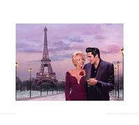 Chris Consani Paris Sunset 60 x 80 cm Toile Imprimée