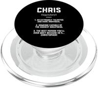 Chris Definition Funny Talented Great Cosplay Christophers PopSockets PopGrip pour MagSafe