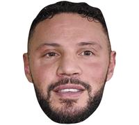 Chris Evangelou (Beard) Big Head. Masque plus grand que nature.