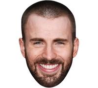 Chris Evans (Short Hair) Big Head. Masque plus grand que nature.