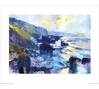 Chris Forsey (Tregardock Beach, December 40 x 50 cm Toile Imprimée