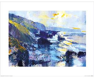 Chris Forsey (Tregardock Beach, December 40 x 50 cm Toile Imprimée
