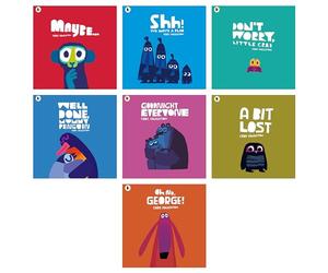 Chris Haughton 7 Books Collection Set (A Bit Lost, Oh No George, Shh We Have a Plan, Don't Worry, Little Crab, Goodnight Everyone, Well Done Mummy Penguin, Maybe...)