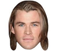 Chris Hemsworth (Long Hair) Big Head. Masque plus grand que nature.