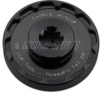 Chris King BB Cup Tool Clé pour palier de pédalier ThreadFit T47 24i, ThreadFit T47 30i