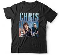Chris Rea Appreciation Tshirt Unisex Homage Throwback Stag Hen Do Funny Black XL