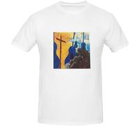 Chris Rea Blue Guitars Funny Tee Shirts for Men White 3XL