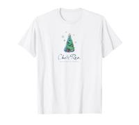 Chris Rea Driving Home for Christmas, Christmas Tree White T-Shirt