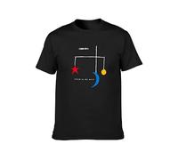 Chris Rea Wired to The Moon T-Shirt Graphic Tee Printed Top Mens T-Shirt Black M