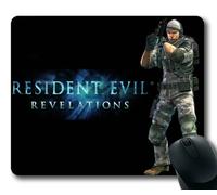 Chris Redfield Resident Evil Revelations Games Theme Mouse Pad, Rectangle Mousepad Designed by the Micase