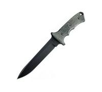 Chris Reeve Couteau de Combat Green Beret Fixe 7" S35VN Lame Noire Lisse GB7-1000