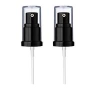 Chris.W Lot de 2 pompes à fond de teint compatibles avec le maquillage liquide Maybelline Fit Me (noir + noir)