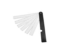 Chris-Wang Éventail de dessin en plastique Règle métrique 1:10/1:100, 1:15/1:150, 1:20/1:200, 1:25/1:250, 1:30/1:300, 1:33 1/3, 1:40/1:400, 1:50/1:100. 500. 1:75/1:750, 1:125/1:1250