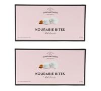 Chrisanthidis Delights Bouchées de Sablés Grecs Kourabie aux Amandes, Paquet de 2 × 270g (540g) - Spécialité Grecque Croquante aux Amandes