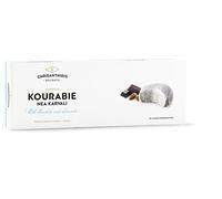 Chrisanthidis Delights Sablés Grecs Kourabie au Chocolat & Amandes, Paquet de 2 × 200g (400g) - Biscuit Grec au Beurre & Chocolat