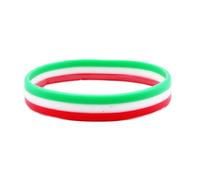 CHRISK Lot de 3 bracelets de sport en silicone pour homme et femme Motif drapeau du Yémen, taille unique, Plastique