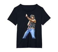 Chrissie Hynde Singer The Pretenders Live par Everard Smith T-Shirt, Femme Grandes Tailles, Noir, 1X