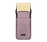 CHRIST Chancelière Cortina en Peau de Mouton de Werner Baby - Thermo, avec Fourrure véritable Amovible, comme Housse pour Poussette (2 en 1) en Beige, Gris, Bleu, Noir, Rouge, Brun