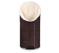 CHRIST Chancelière Tula Vario en Peau de Mouton pour Poussette de Werner Baby - Fourrure Douillette e médicale, Peut être utilisée comme Couverture de Jeu, en Beige, Gris, Bleu, Noir, Rouge, Brun