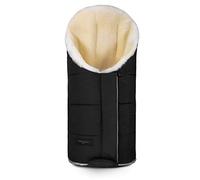CHRIST Chancelière Tula Vario en Peau de Mouton pour Poussette de Werner Baby - Fourrure Douillette e médicale, Peut être utilisée comme Couverture de Jeu, en Beige, Gris, Bleu, Noir, Rouge, Brun
