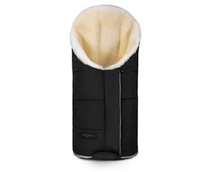 CHRIST Chancelière Tula Vario en Peau de Mouton pour Poussette de Werner Baby - Fourrure Douillette e médicale, Peut être utilisée comme Couverture de Jeu, en Beige, Gris, Bleu, Noir, Rouge, Brun
