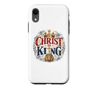 Christ is King Britain UK FIERTÉ Britannique Union Jack Patriots Coque pour iPhone XR