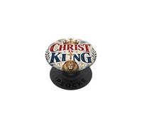 Christ is King Britain UK FIERTÉ Britannique Union Jack Patriots PopSockets PopGrip Adhésif