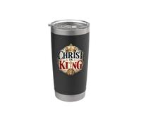 CHRIST IS KING BRITAIN UK FIERTÉ UNION JACK PATRIOTS Gobelet isotherme en acier inoxydable double paroi