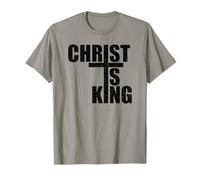 Christ is King Jesus is King Crucifix Croix T-Shirt