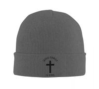 Christ is King Tricoté Chapeau Bonnets Chapeaux D’Hiver Chaud Casual Chrétien Dieu Cap Hommes Femmes