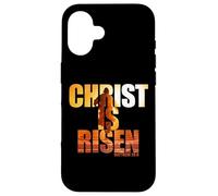 Christ is Risen - Matthieu 28:6 Jésus Epic Resurrection Faith Coque pour iPhone 16