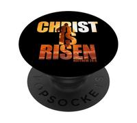Christ is Risen - Matthieu 28:6 Jésus Epic Resurrection Faith PopSockets PopGrip Adhésif