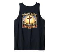 Christ is Risen Truly He is Risen Christian Easter Orthodoxe Débardeur