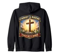 Christ is Risen Truly He is Risen Christian Easter Orthodoxe Sweat à Capuche