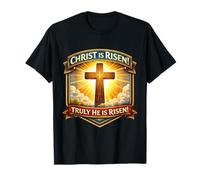 Christ is Risen Truly He is Risen Christian Easter Orthodoxe T-Shirt