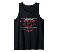 Christ Jésus Souffrant Serviteur Philippiens 2 5-7 Isaïe 53 Débardeur