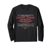 Christ Jésus Souffrant Serviteur Philippiens 2 5-7 Isaïe 53 Manche Longue