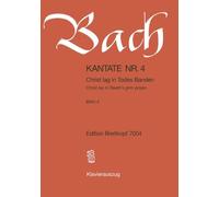 Bach J.S. - Christ lag in todes banden, Kantate Nr. 4 - Partition Édition Breitkopf & Härtel