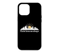 Christ Loves Me Always Jesus Christian Bible Verse God Quote Coque pour iPhone 12 Pro Max