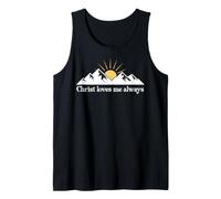 Christ Loves Me Always Jesus Christian Bible Verse God Quote Débardeur