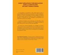 Christ médiateur et réconciliateur dans la christologie de Saint Thomas d'Aquin - Juvénal Mukamba Lukumbusho - L'harmattan - broché - Essai