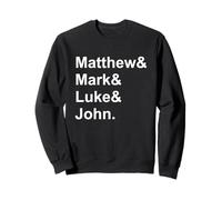 Christ New Testament Bible - Matthieu, Marc, Luc et Jean Sweatshirt